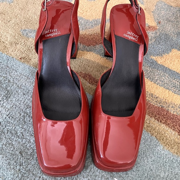 Jeffrey Campbell Puff-Pass Mary Jane Platform Heels - Picture 4 of 7